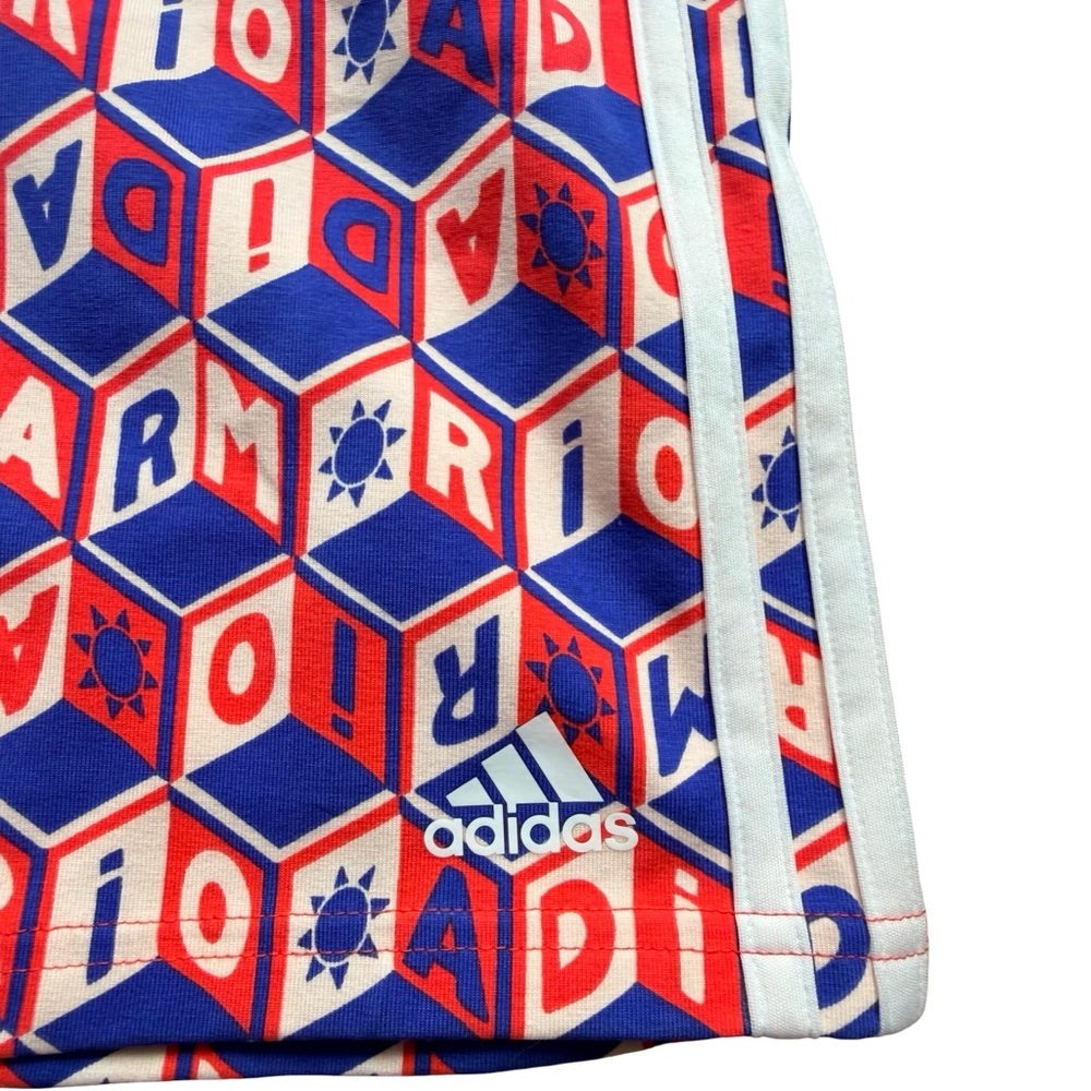 Adidas x FARM Rio Oasis Night Bike Shorts NWT | Women’s M | 9” Inseam - Picture 12 of 16